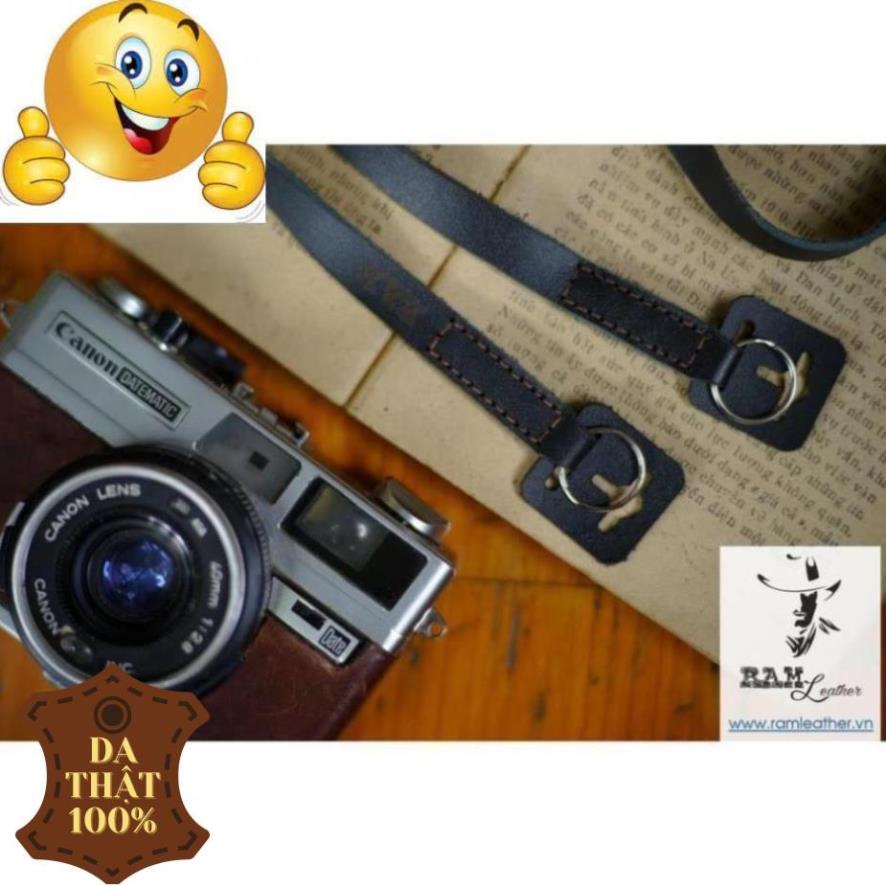 Dây Máy Ảnh Dây đồng hồ Màu Đen Ram A2 Black Chỉ Đen