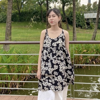 Đầm hoa nhí ngắn