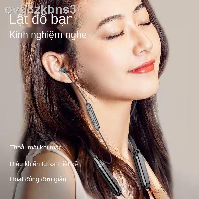 ✶❏∋Tai nghe bluetooth không dây kiểu dáng thể thao treo cổ Apple Xiaomi vivo Huawei Android phổ thông thời lượng pin chờ