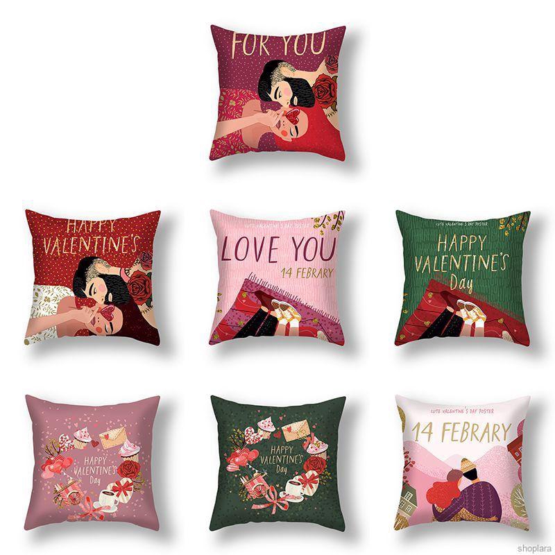 Set 2 Vỏ Gối Chủ Đề Valentine