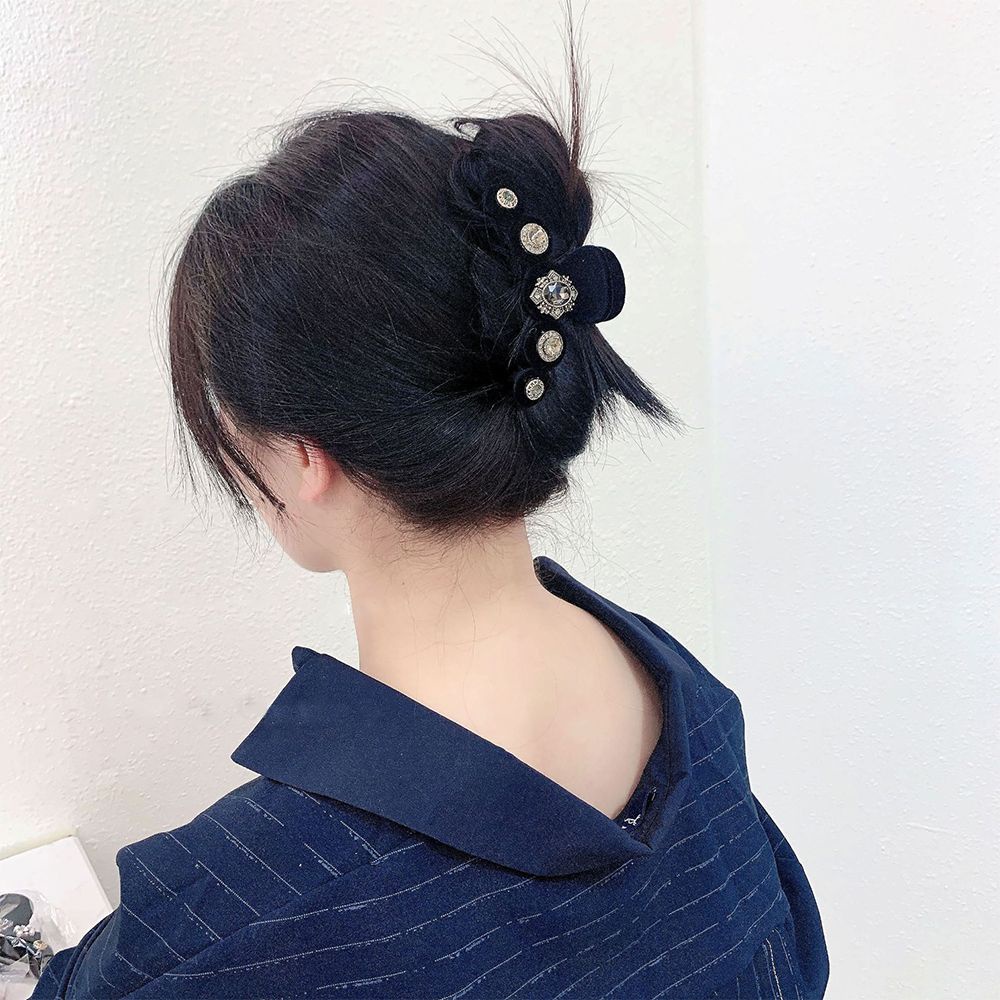 Kẹp tóc càng cua màu trơn phong cách Hàn Quốc thời trang cho nữ