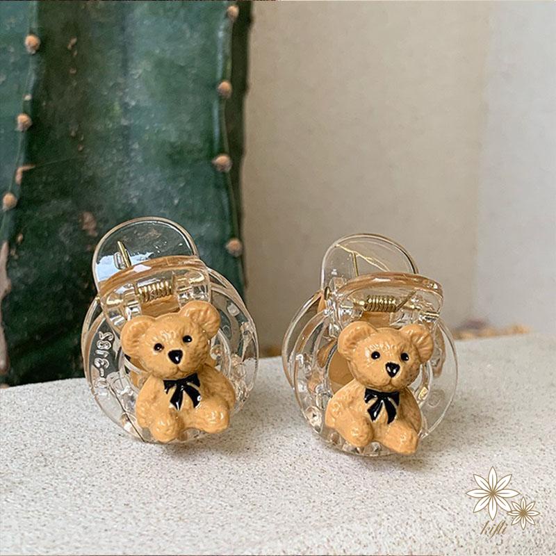 Kẹp Tóc Hình Gấu Tròn Nhỏ Dễ Thương Thời Trang Hàn Quốc Cho Bé Gái