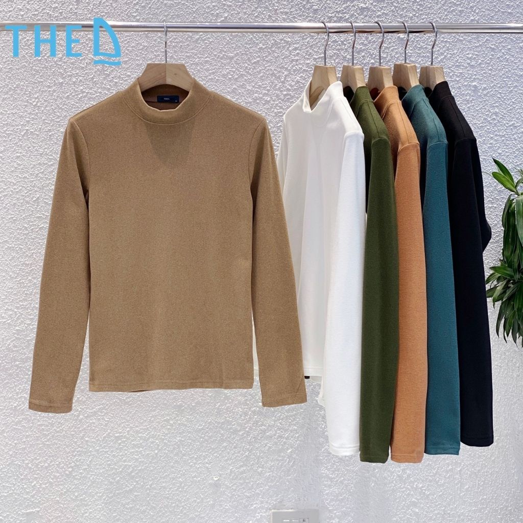 Áo Giữ Nhiệt The D Dáng Regular Ôm Người Giữ Ấm Tốt, Chất Liệu Mềm Mịn Co Giãn 6601