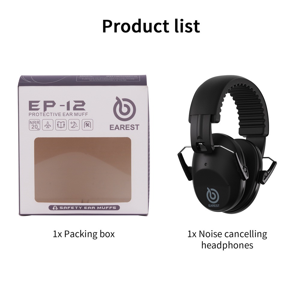 Selens Chụp Tai Chống Ồn Bảo Vệ An Toàn Khi Chơi Thể Thao NRR 20Db