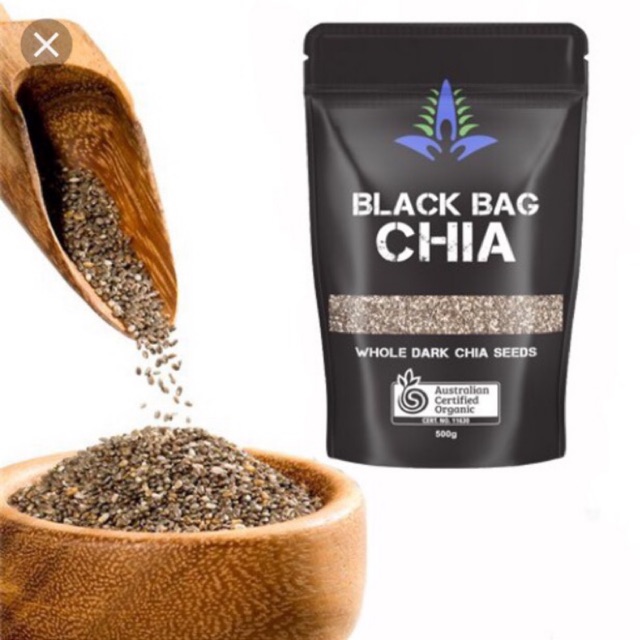 Hạt chia túi Black bag 500g Úc