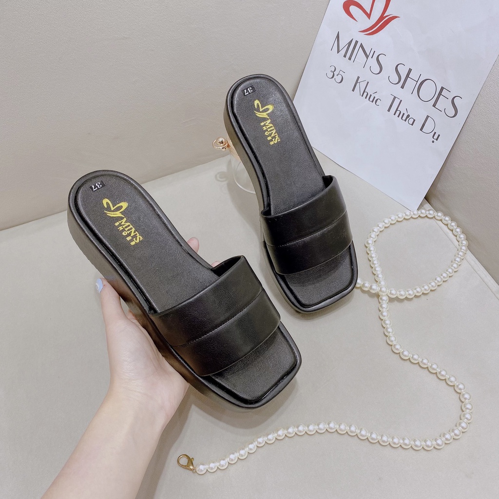 Min's Shoes - Dép Nâng Đế Kháng Nước Cao Cấp 103