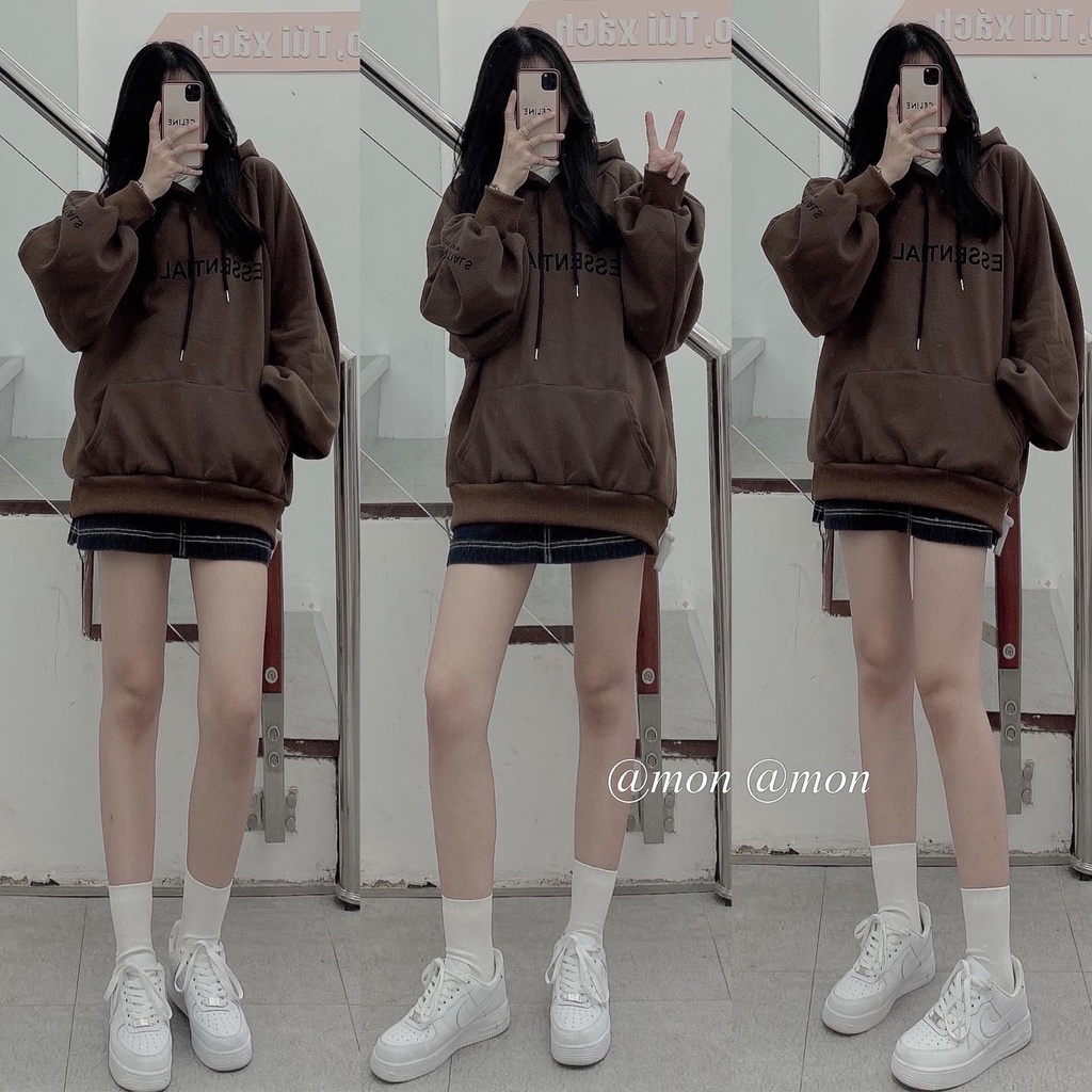 210685 Áo hoodie nỉ bông chữ - áo hoodie nam nữ - áo hoodie nỉ bông oversize form rộng chùm mông | BigBuy360 - bigbuy360.vn