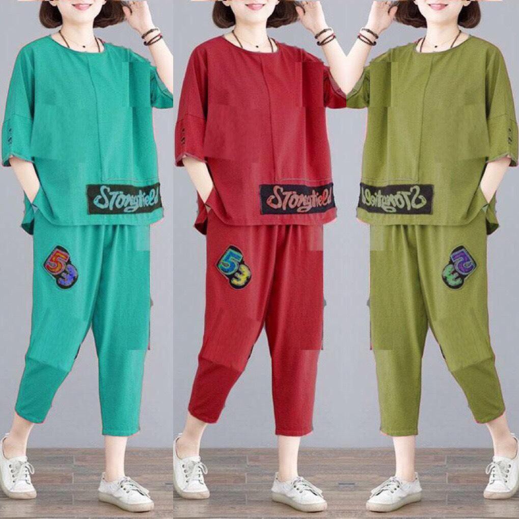 Set Bộ Cotton Duyên Dáng siêu Hot SBL-0094