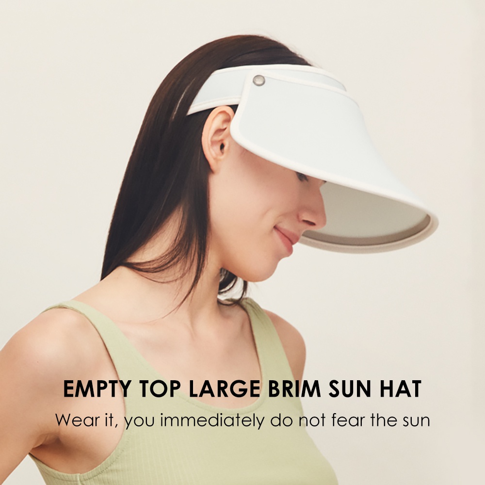 Mũ Ohsunny đeo nửa đầu vành rộng chống tia cực tím chống nắng hiệu quả upf50+ đa năng khi chơi thể thao ngoài trời