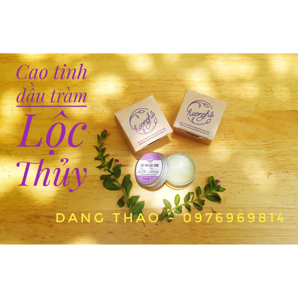 Cao tinh dầu tràm gió HEO NGHÉ 15gr
