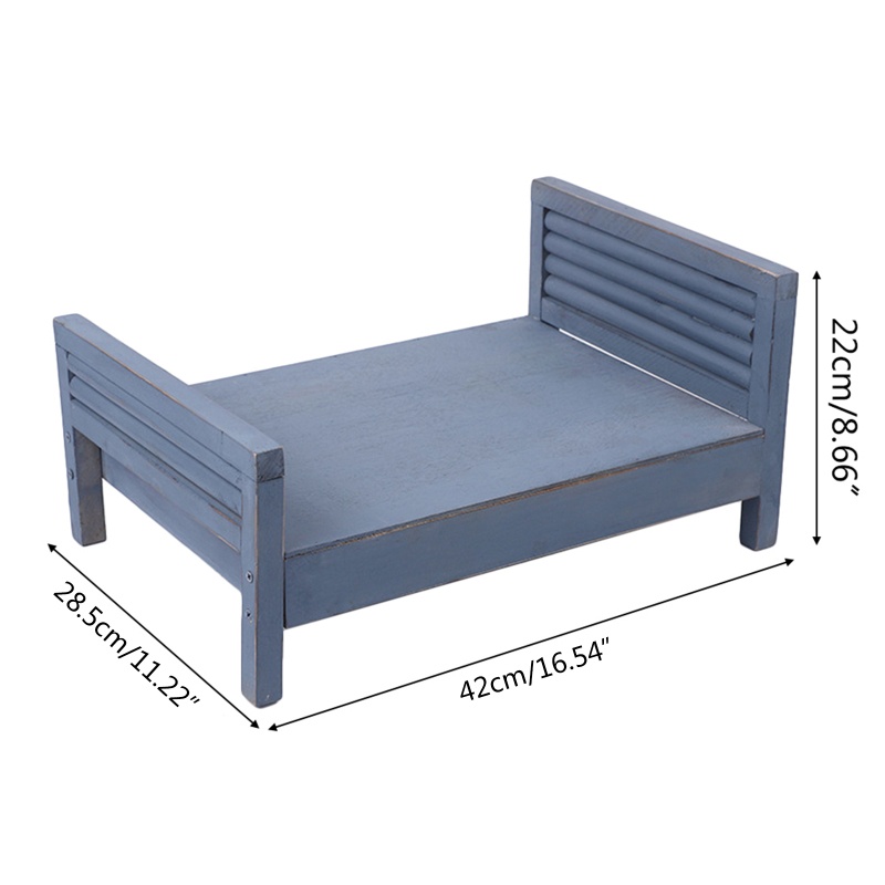 Giường Ngủ Mini Dùng Làm Phụ Kiện Chụp Ảnh Cho Bé Sơ Sinh