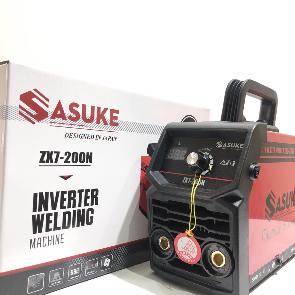 Máy hàn điện tử mini inverter Sasuke mã ZX7-200N l Có đồng hồ