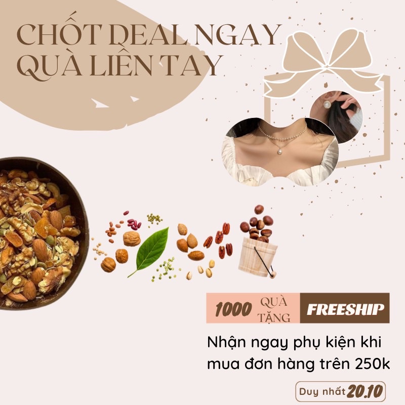 Hạt hạnh nhân tách vỏ sấy chín - Bếp healthy Hà Nội