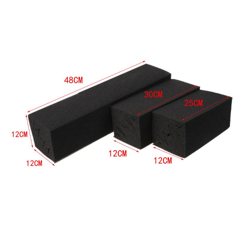 Bộ 4 Miếng Xốp polyurethane Cách Âm Gắn Góc Tường Tiện Dụng
