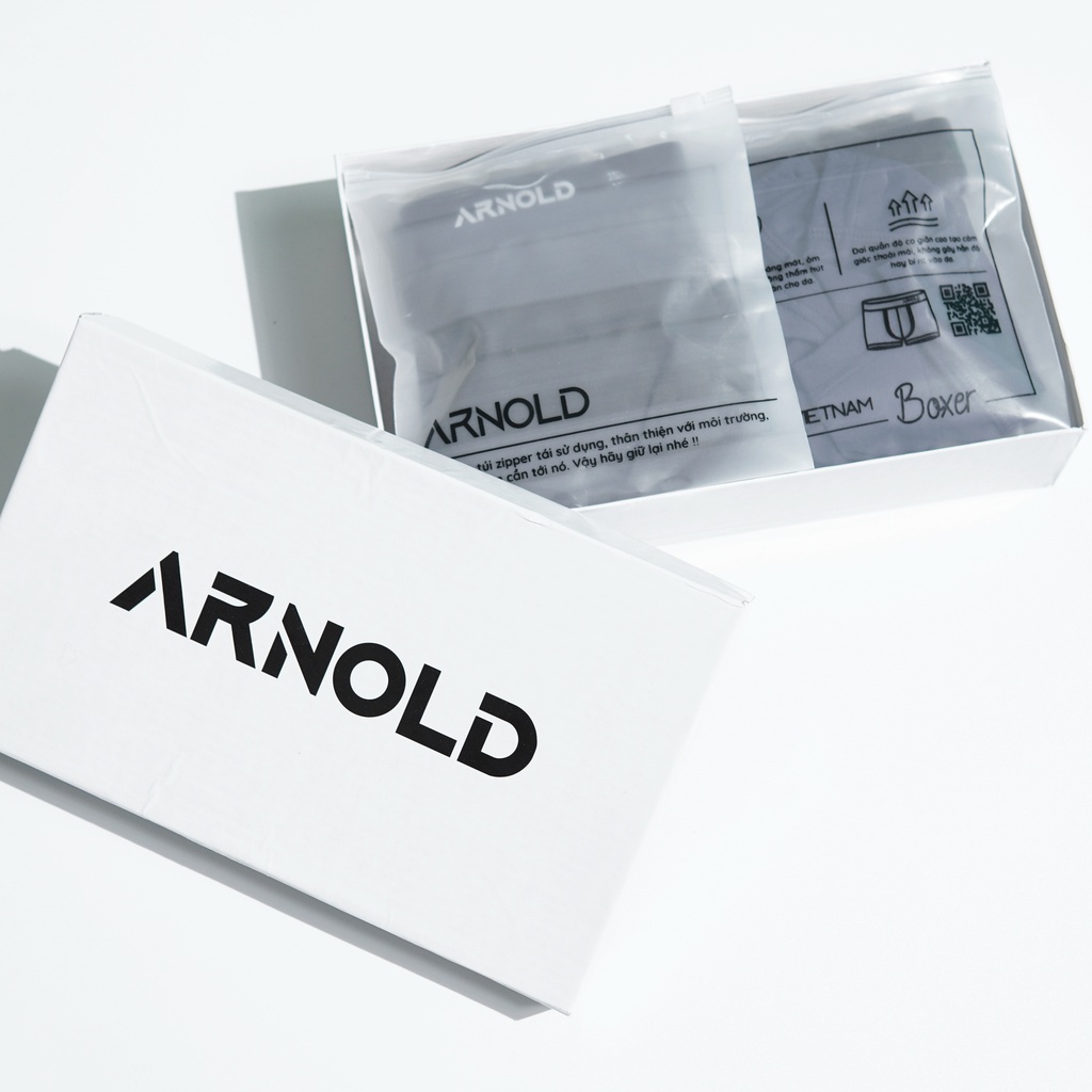 Quần lót Boxer ARNOLD nam, vải thun lạnh siêu mát thoáng khí,co giãn cao cấp, thấm hút mồ hôi