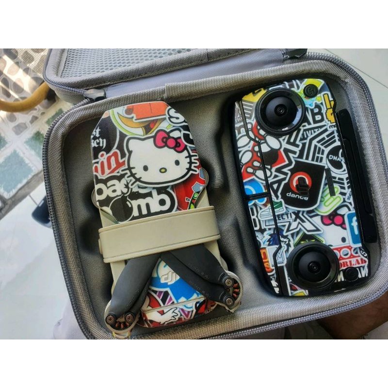 Skin Dán Decal Mavic Mini/Se - Mini 2 Sticker Cartoon - Dán Full + Hub Sạc