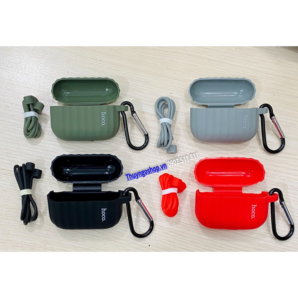 Combo Case silicon + dây đeo chống rơi Airpods 1/2 - Airpods Pro