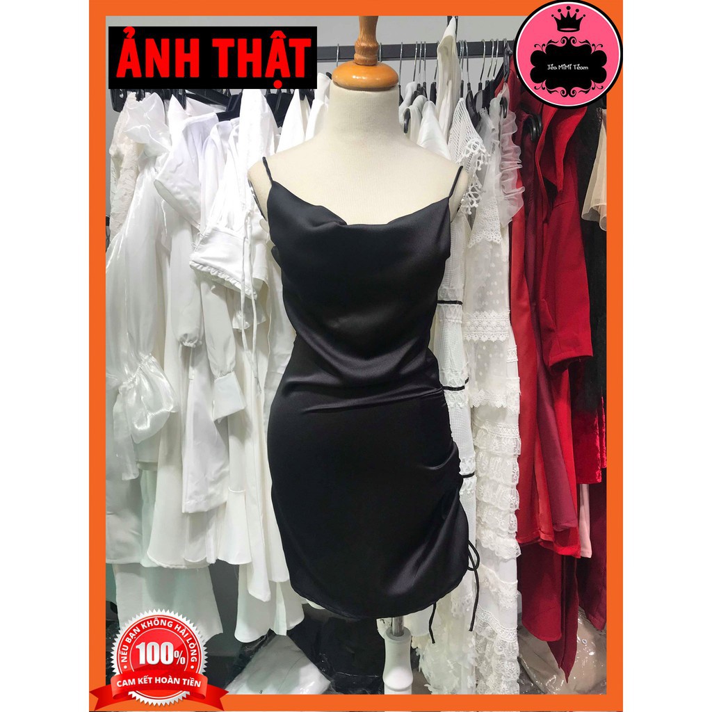 ĐẦM BODY THUN - VÁY 2 DÂY CÓ MÚT NGỰC FREESIZE CHẤT LỤA GÂN - MYDRESS | BigBuy360 - bigbuy360.vn