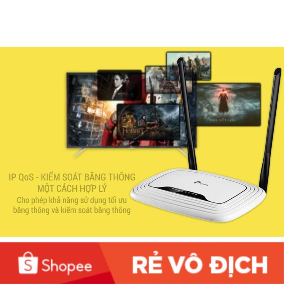 [Chính Hãng] Bộ phát wifi 2 râu TP-Link 841 Chuẩn N Tốc Độ 300Mbps | BigBuy360 - bigbuy360.vn