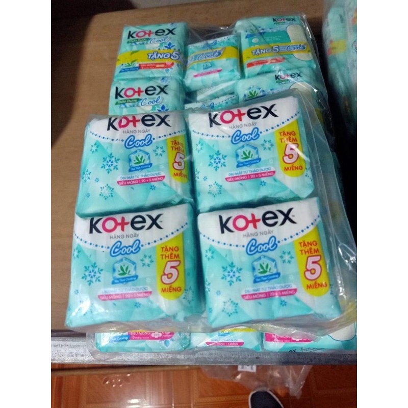 Kotex Hằng ngày mát lạnh(cool) Mới