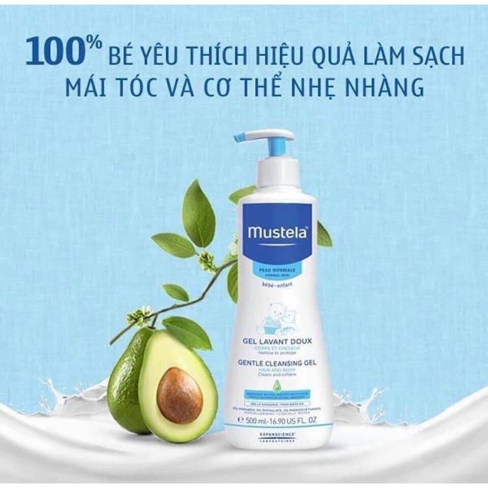 Sữa tắm Mustela mẫu mới 500ml