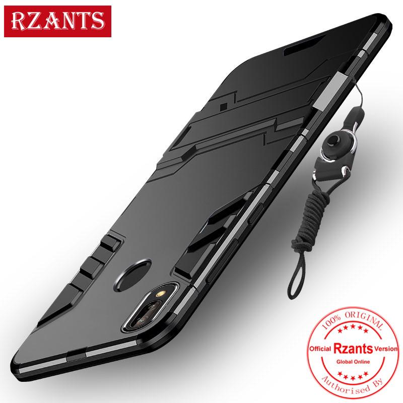 Ốp điện thoại nhựa cứng kiêm giá đỡ có dây đeo bảo vệ Asus Zenfone Max Pro M2 / M1