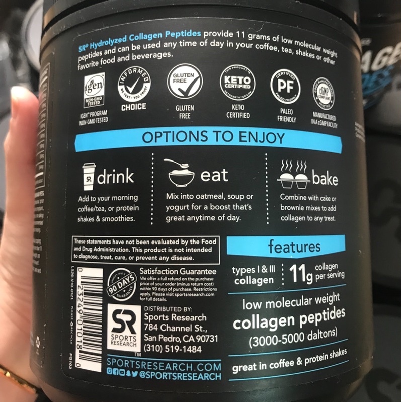 Bột Collagen thủy phân Collagen Peptides SR