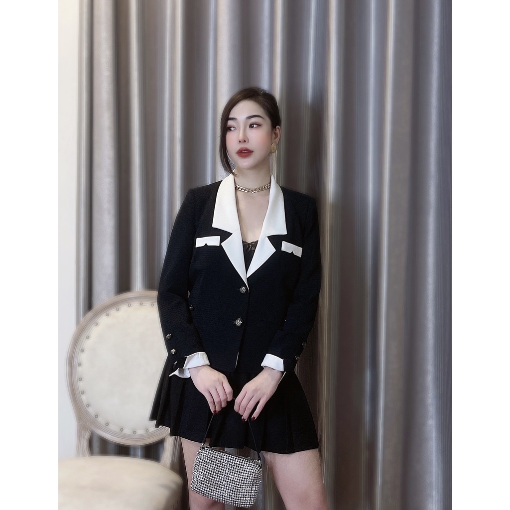 Áo vest CN cổ trắng AV036 | BigBuy360 - bigbuy360.vn