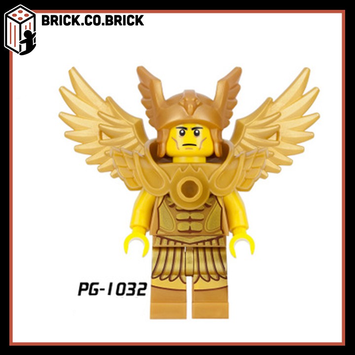 Non LEGO Nhân Vật Hóa Trang Kì Lân Tượng Nữ Thần Tự Do Medusa Đồ Chơi Lắp Ráp Mô Hình Minifigure PG8061