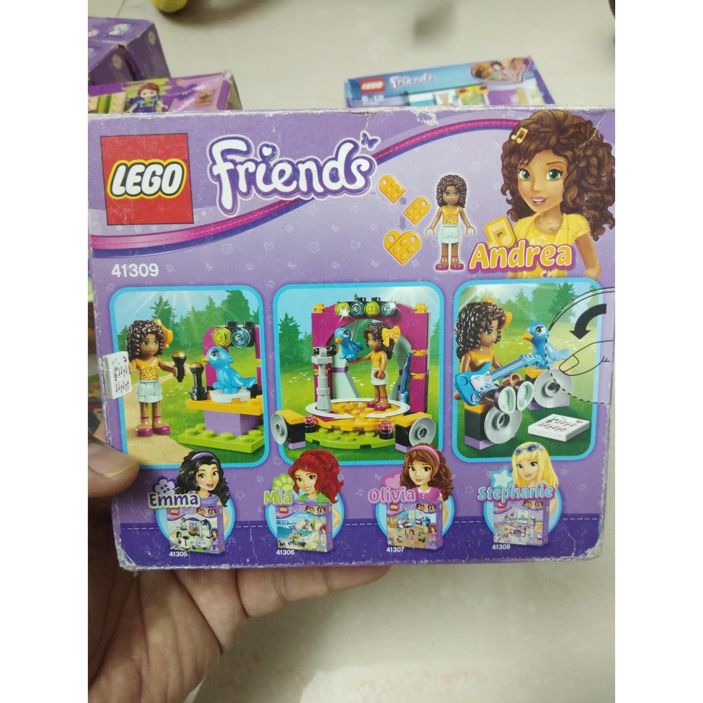 Đồ chơi lắp ráp Lego chính hãng - Lego Friends, Buổi ca nhạc hoà tấu của Andrea - 41309