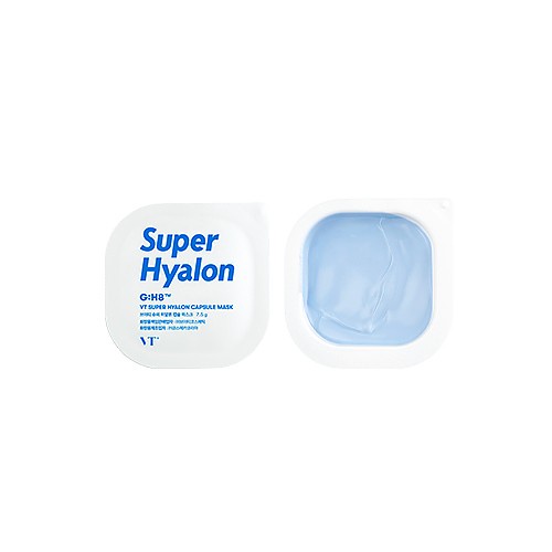 Mặt nạ đất sét rau má VT Super Hyalon Capsule Mask 10 gói 7.5g tách lẻ 1 gói