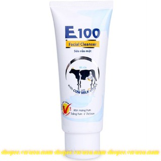 Sữa Rửa Mặt Nữ 80Ml E100 Tinh Chất Sữa Bò Chính Hãng.
