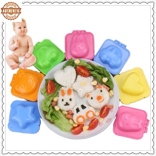 Bộ 6 khuôn làm cơm cho bé giúp bé ăn dặm ngon miệng