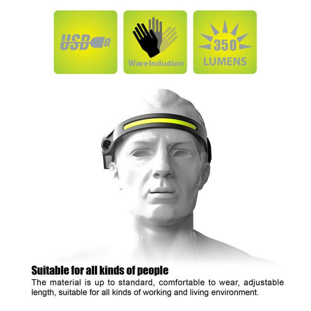 Đèn LED Đội Đầu COB Có Cảm Biến Chuyển Động Dùng Khi Đi Cắm Trại
