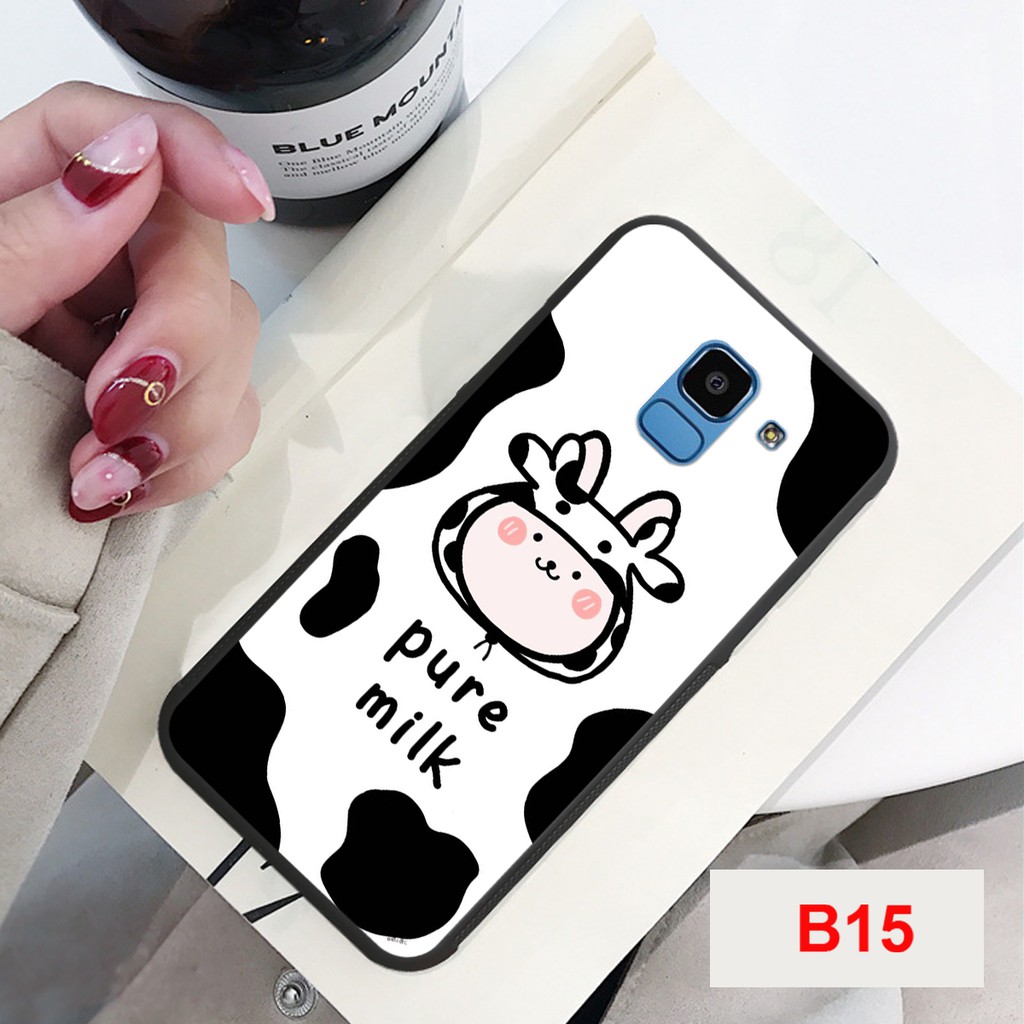 ỐP LƯNG SAMSUNG J6/J6 PLUS/J8/J8 PLUS HÌNH BÒ SỮA MILK IN HÌNH ĐỘC ĐÁO-GIÁ RẺ