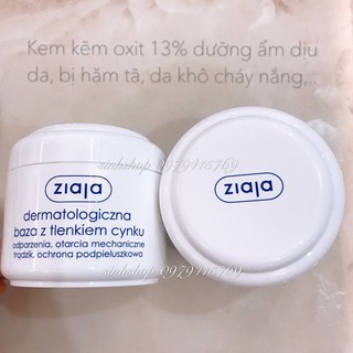 (bill ảnh sau) Kem Ngừa Hăm Tã Ziaj dermatological -Kem kẽm Oxit 13% dưỡng ẩm 80ml hàng nội địa balan