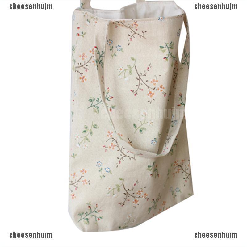 Túi Xách Tote Chất Liệu Cotton Lanh Phong Cách Cổ Điển Cho Nữ