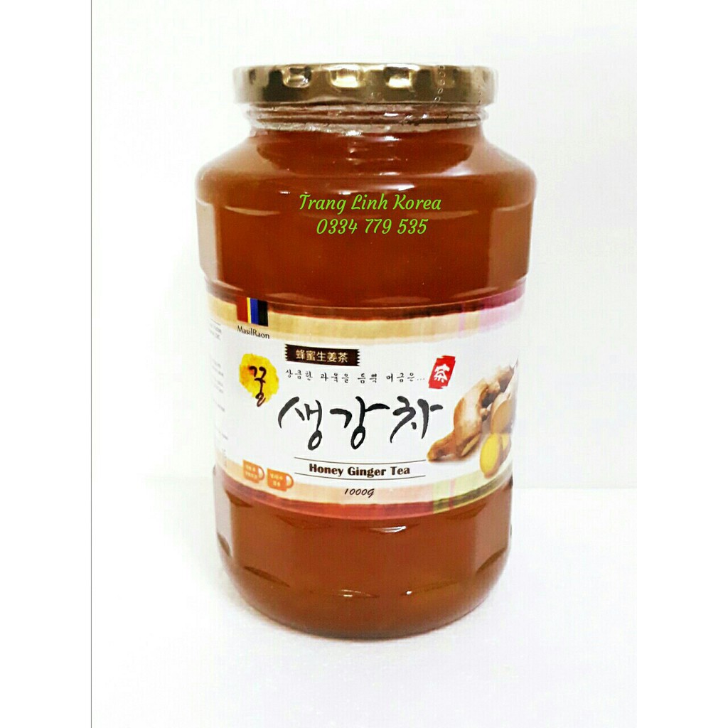 [ Trợ Giá ] Mật Ong Gừng Nội Địa Hàn Quốc, Lọ 1kg