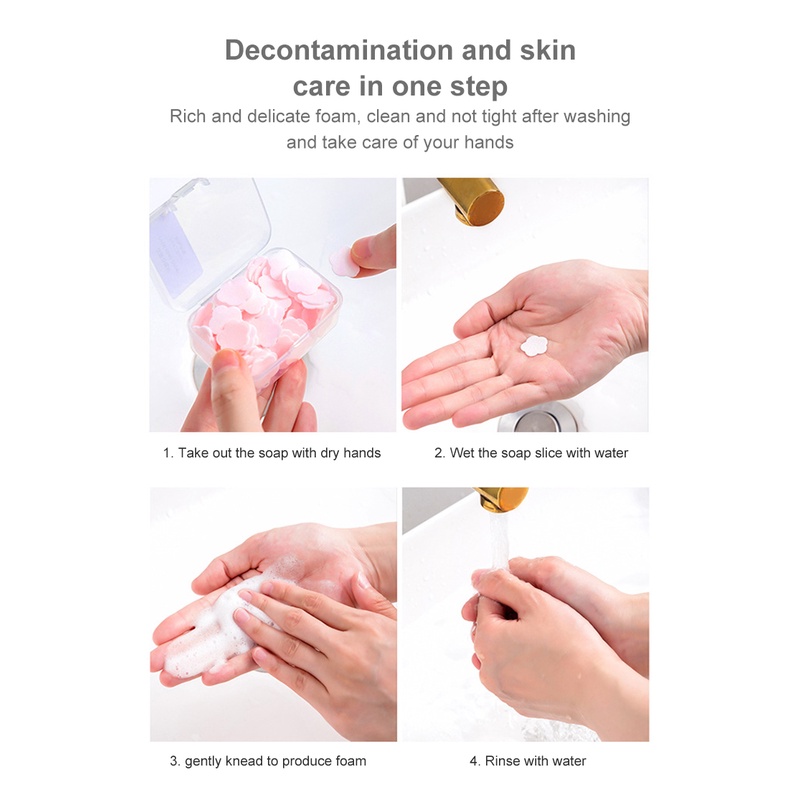 Xà Phòng Giấy Mini Dùng Một Lần Tiện Dụng Khi Đi Du Lịch