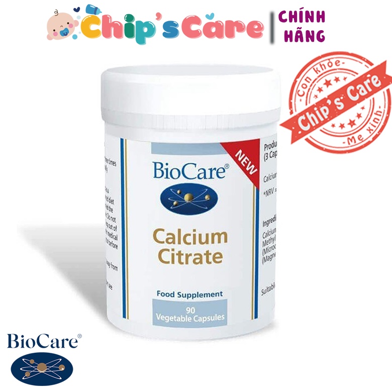 Canxi Citrate Biocare bổ sung Canxi hữu cơ