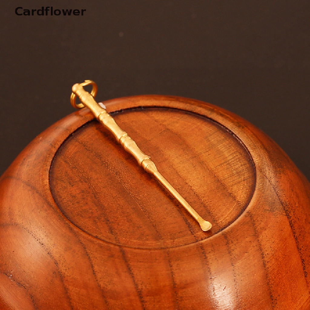 &lt; Cardflower &gt; Dụng Cụ Lấy Ráy Tai Cầm Tay Bằng Đồng Có Móc Khóa Chăm Sóc Tai