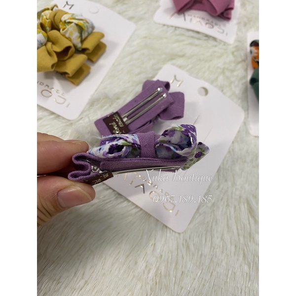 Set 2 Kẹp Tóc Nơ Bé Gái Cao Cấp, Băng Đô Cài Tóc Gắn Nơ Siêu Xinh Cho Bé, Kẹp Tóc Trẻ Em [ẢNH THẬT]