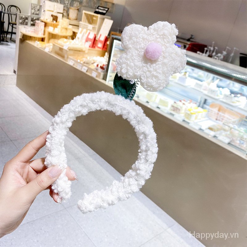 Cài tóc phối hoa tùy chọn màu thời trang xinh xắn cho nữ