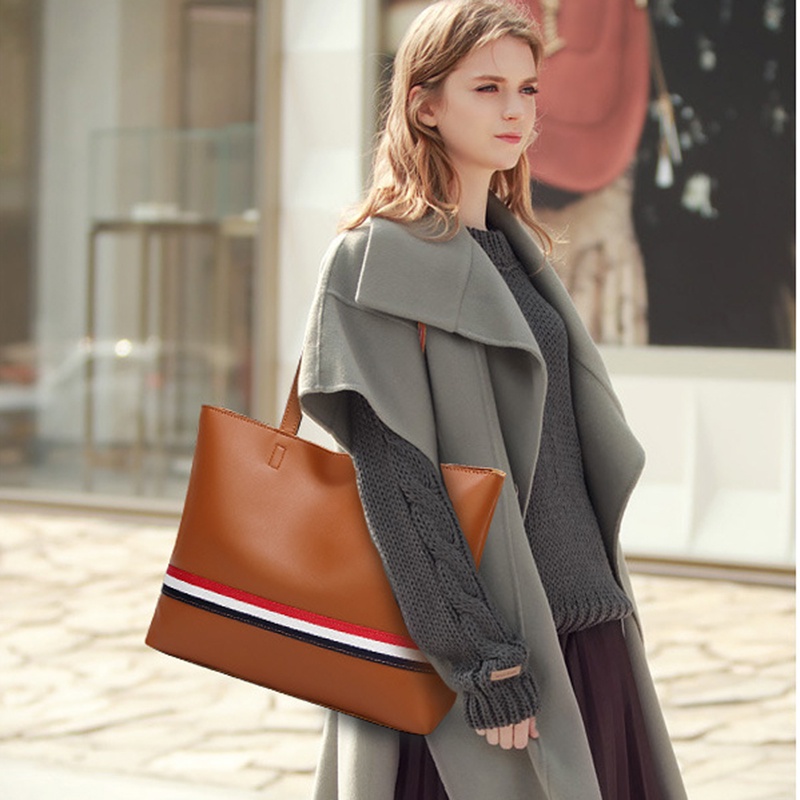 IELGY Túi Đeo Vai Cỡ Lớn Phong Cách Âu Mỹ Thời Trang Cho Nữ