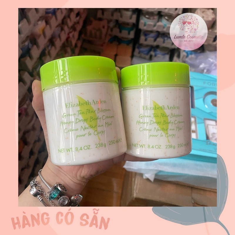 KEM DƯỠNG DA BODY ELIZABETH ARDEN GREEN TEA PEAR BLOSSOM HONEY DROPS BODY CREAM