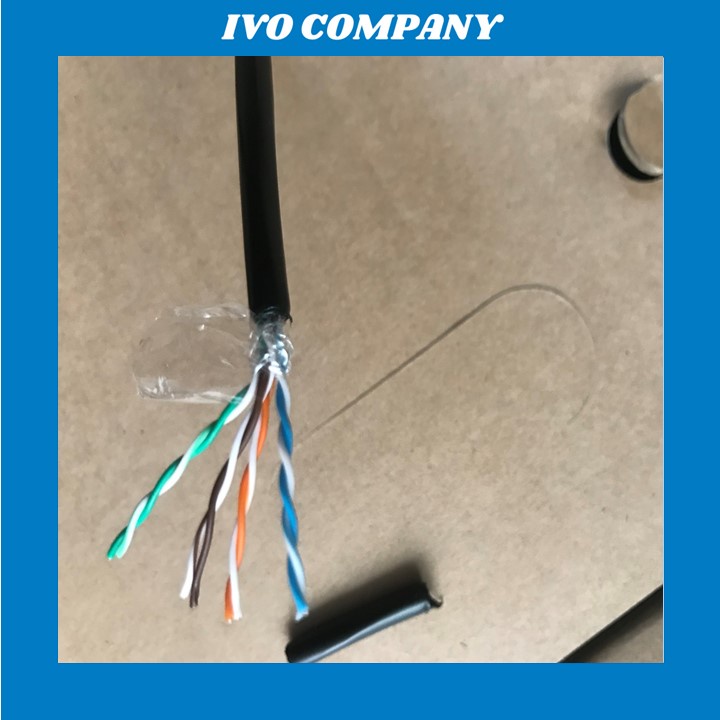 Cáp Mạng Ngoài Trời CAT5E UTP VCOM Nhựa PE Siêu Bền