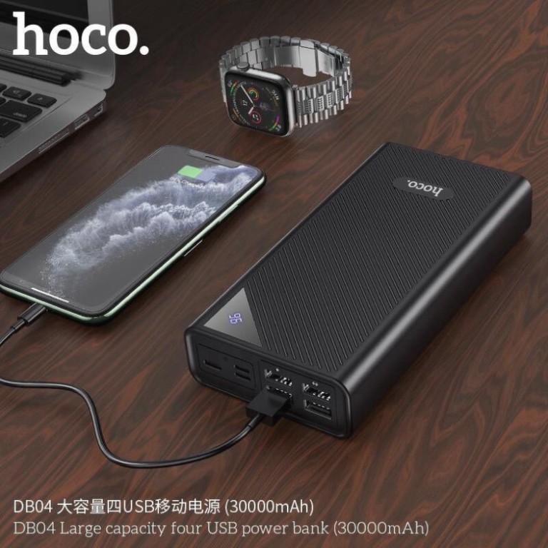 Sạc Dự Phòng Hoco DB04 - Dung Lượng 30.000mAh