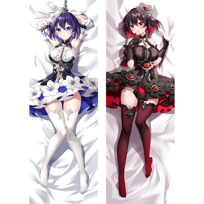 Vỏ Gối Ôm In Hình Loli Dakim Sakura Honkai 3 Mặt Đáng Yêu 50 * 150cm