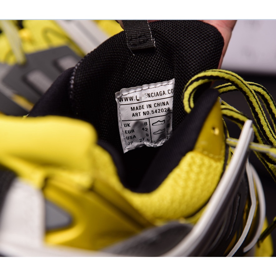 Giày thể thao Ba len track 3.0 xám vàng