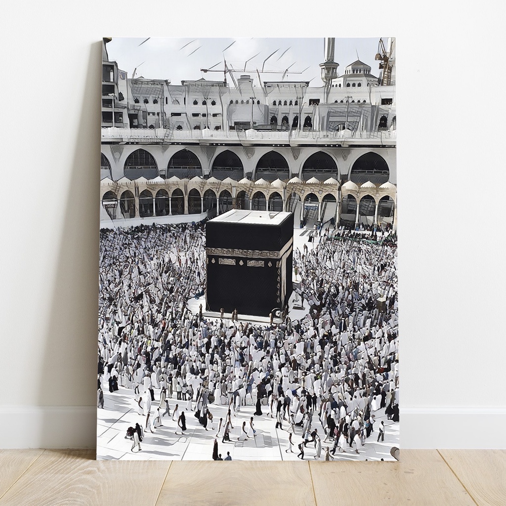Áp Phích Treo Tường Trang Trí Kaaba Hajj Umrah Umrah Thawaf Pilgage < Unk > Haram